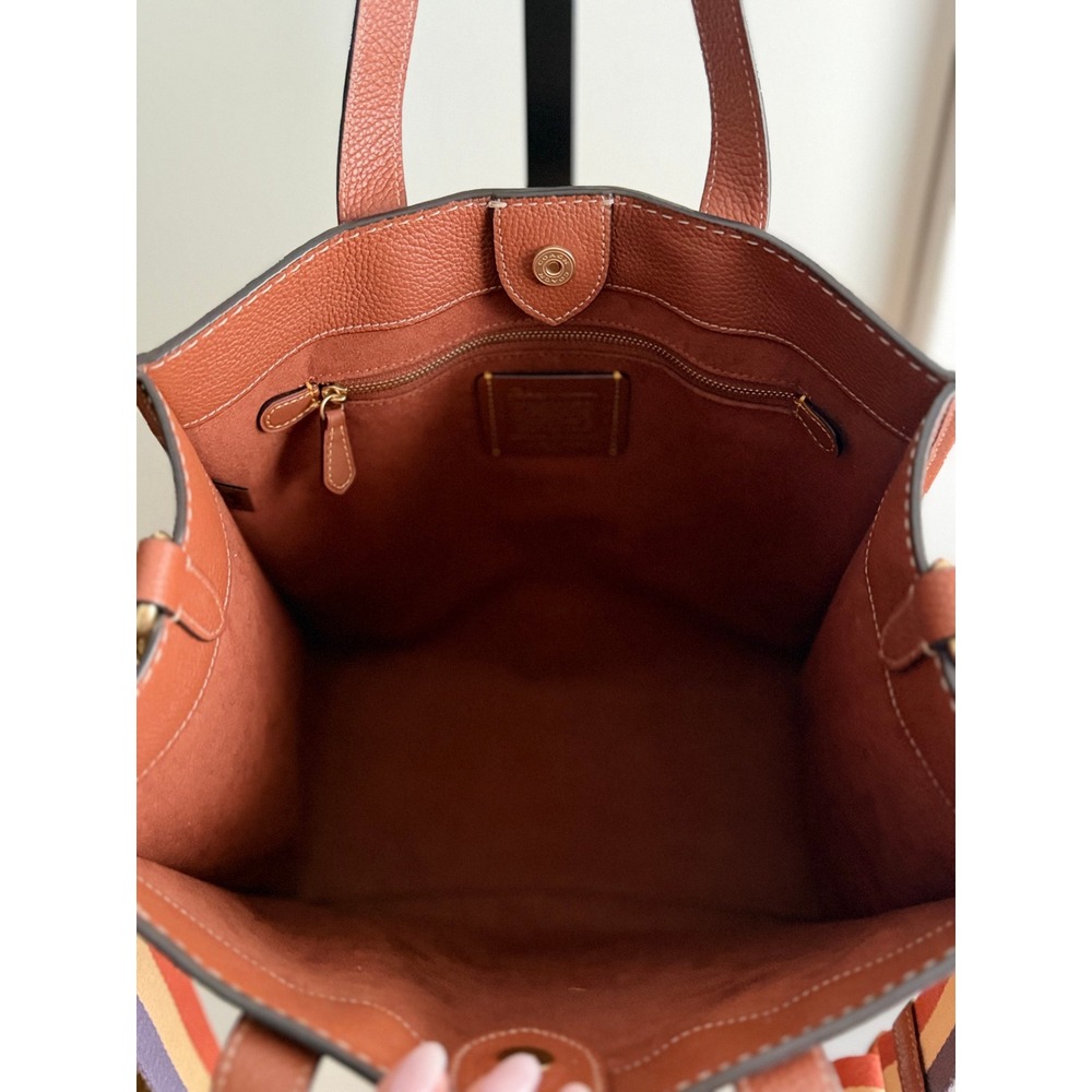 Coach x Disney Field Tote Bag w/ Walt Disney World Motif - Honeycomb Multi - Picture 10 of 11